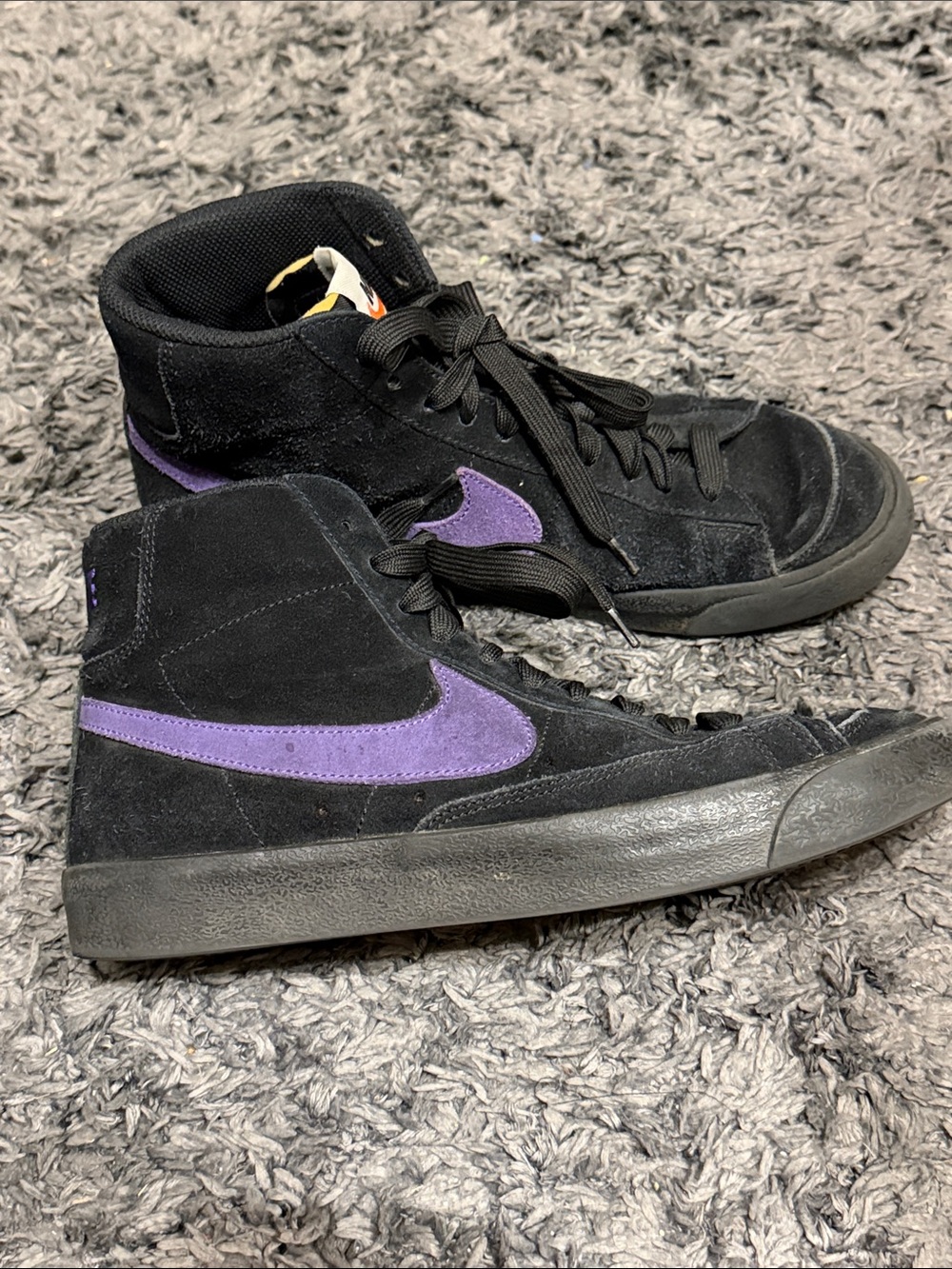 Nike SB Blazer Black & Varsity Purple sz 8